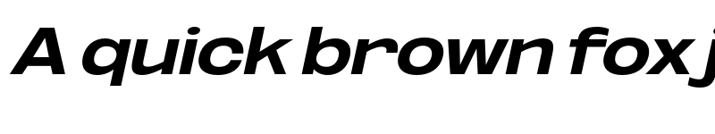 Preview of FONTSPRING DEMO - ExtBd UltExp UtObli Italic font