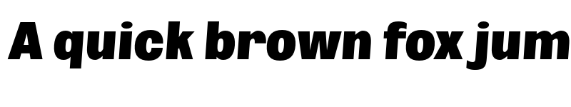 Preview of FONTSPRING DEMO - ExtBlk ExtCond SeObli Italic font