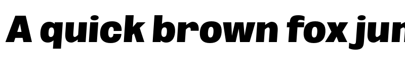 Preview of FONTSPRING DEMO - ExtBlk SemCond SeObli Italic font