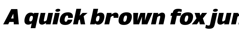 Preview of FONTSPRING DEMO - ExtBlk SemCond UtObli Italic font