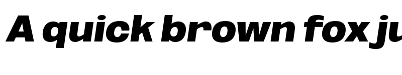 Preview of FONTSPRING DEMO - ExtBlk SemExp Obli Italic font