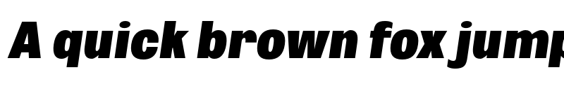 Preview of FONTSPRING DEMO - ExtBlk UltCond Obli Italic font