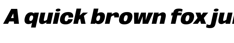 Preview of FONTSPRING DEMO - ExtBlk UtObli Italic font