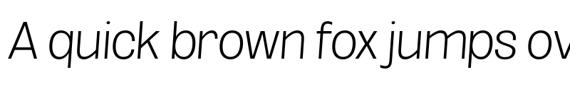 Preview of FONTSPRING DEMO - ExtLt SemCond SeObli Italic font