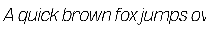 Preview of FONTSPRING DEMO - ExtLt SemCond UtObli Italic font
