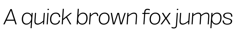 Preview of FONTSPRING DEMO - ExtLt SemExp SeObli Italic font