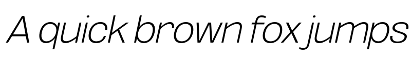 Preview of FONTSPRING DEMO - ExtLt SemExp UtObli Italic font