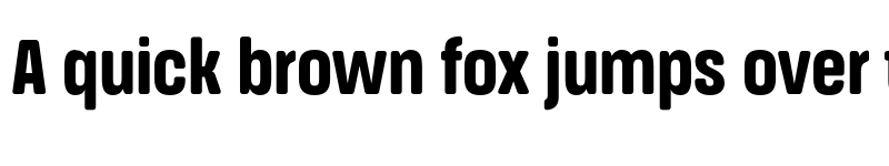 Preview of FONTSPRING DEMO - Extra Bold Cn Regular font