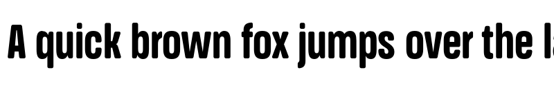 Preview of FONTSPRING DEMO - Extra Bold Extra Cn Regular font