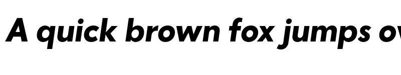 Preview of FONTSPRING DEMO - Extra Bold Italic Italic font