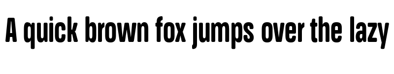 Preview of FONTSPRING DEMO - Extra Bold Ultra Cn Regular font