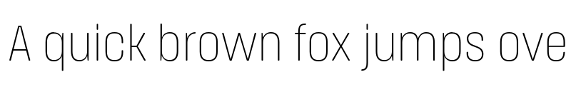 Preview of FONTSPRING DEMO - Extra Light Nr Regular font