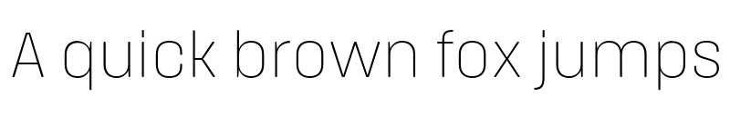 Preview of FONTSPRING DEMO - Extra Light Regular font