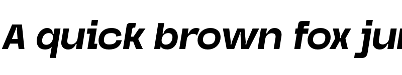 Preview of FONTSPRING DEMO - ExtraBold Italic font