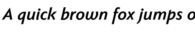 Preview of FONTSPRING DEMO - Faber Sans Pro Bold Italic font