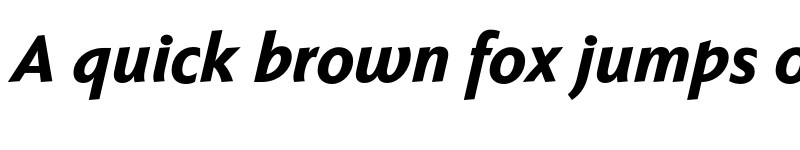 Preview of FONTSPRING DEMO - Faber Sans Pro Heavy Bold Italic font