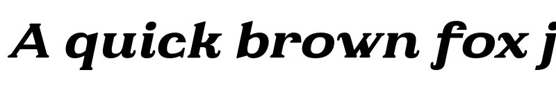 Preview of FONTSPRING DEMO - Fabular Extra Bold Italic Regular font