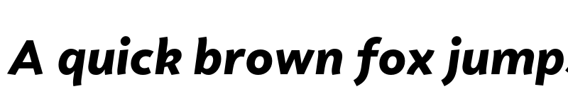 Preview of FONTSPRING DEMO - Faible Bold Italic font