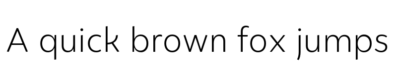 Preview of FONTSPRING DEMO - Faible Light Regular font