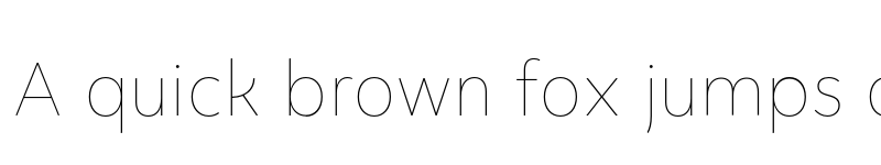 Preview of FONTSPRING DEMO - Faible Thin Regular font