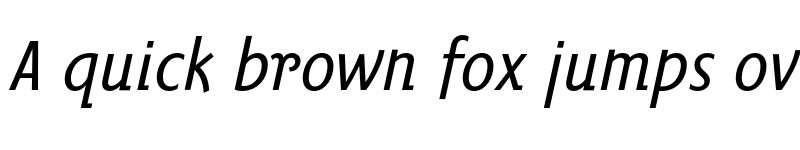 Preview of FONTSPRING DEMO - Fairway Light Italic font