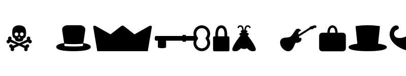 Preview of FONTSPRING DEMO - Falena icons Regular font