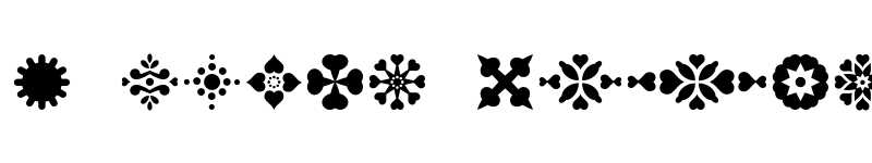 Preview of FONTSPRING DEMO - Falena ornaments Regular font