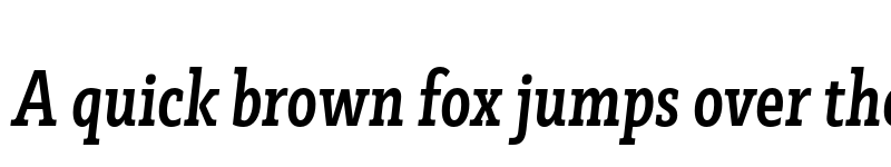 Preview of FONTSPRING DEMO - Faraon Condensed Bold Italic Regular font