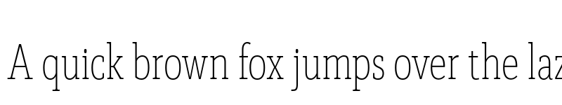 Preview of FONTSPRING DEMO - Faraon Condensed Thin Regular font