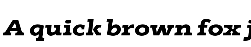 Preview of FONTSPRING DEMO - Faraon Expanded Black Italic Regular font