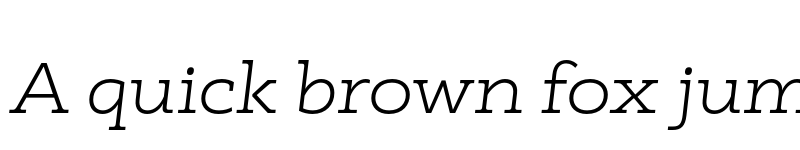 Preview of FONTSPRING DEMO - Faraon Expanded Light Italic Regular font