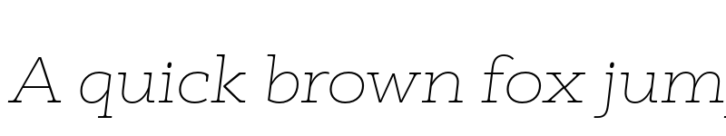 Preview of FONTSPRING DEMO - Faraon Expanded Thin Italic Regular font