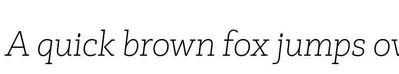 Preview of FONTSPRING DEMO - Faraon ExtraLight Italic Regular font