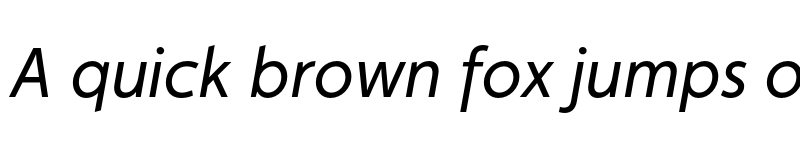 Preview of FONTSPRING DEMO - Faricy New Rg Italic font