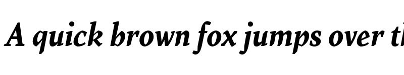 Preview of FONTSPRING DEMO - Farrerons Serif Bold Italic font