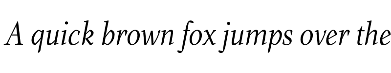 Preview of FONTSPRING DEMO - Farrerons Serif Light Italic font