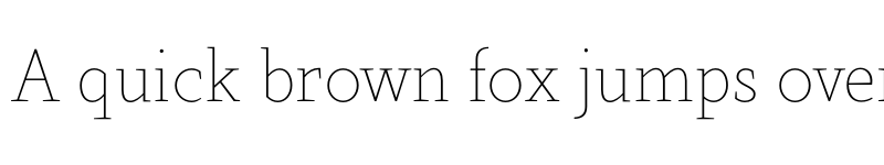 Preview of FONTSPRING DEMO - Farrerons Serif Thin Regular font