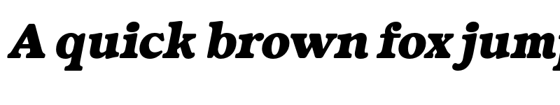 Preview of FONTSPRING DEMO - Fedro Black Italic font