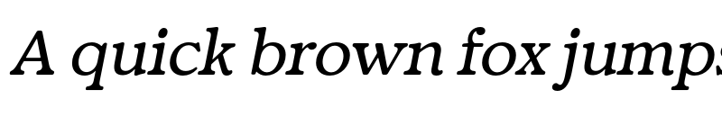 Preview of FONTSPRING DEMO - Fedro Med Italic font