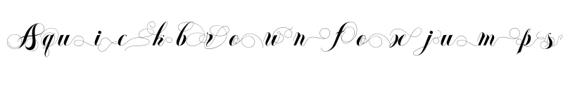 Preview of FONTSPRING DEMO - Felicita-Ends1 Regular font