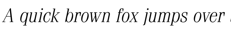 Preview of FONTSPRING DEMO - Ferrara Pro Light Italic font