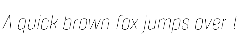 Preview of FONTSPRING DEMO - Fester ExtraLight Italic font