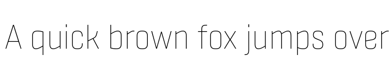 Preview of FONTSPRING DEMO - Fester ExtraLight Regular font