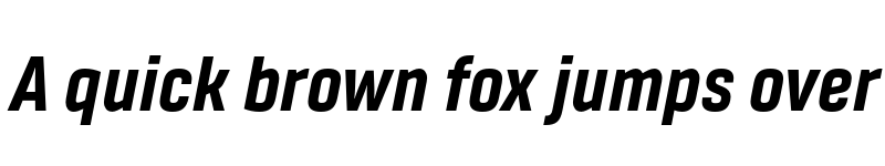 Preview of FONTSPRING DEMO - Fester Heavy Italic font