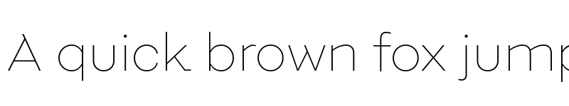 Preview of FONTSPRING DEMO - Fibra Alt Thin Regular font