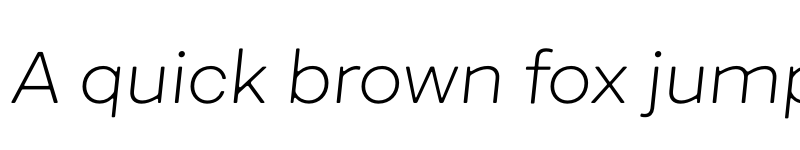 Preview of FONTSPRING DEMO - Fibra One UltraLight It Regular font