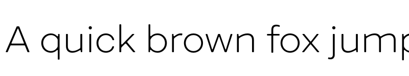 Preview of FONTSPRING DEMO - Fibra One UltraLight Regular font