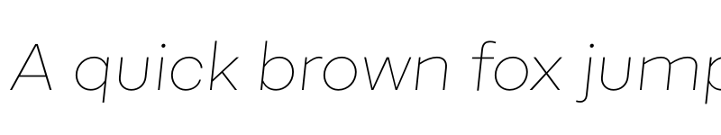 Preview of FONTSPRING DEMO - Fibra Thin It Regular font