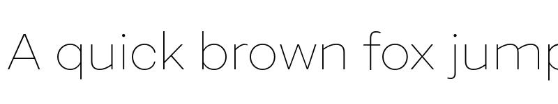 Preview of FONTSPRING DEMO - Fibra Thin Regular font