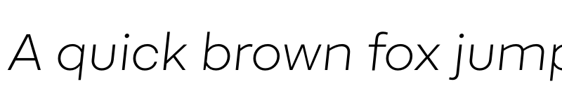 Preview of FONTSPRING DEMO - Fibra UltraLight It Regular font